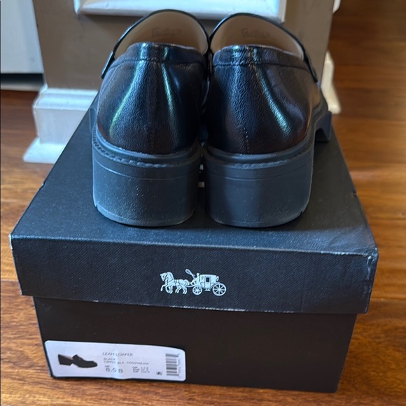Coach Leah Black Loafers - Picture 2 of 5